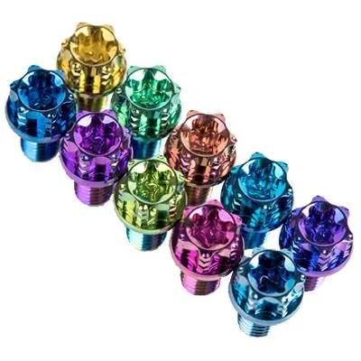 Parafusos de flange Torx de liga de titânio M6 X 10