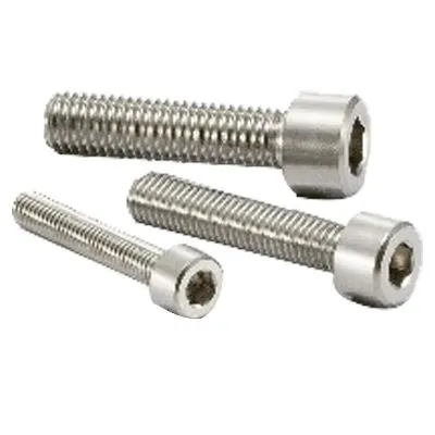 Parafusos sextavados de liga de titânio