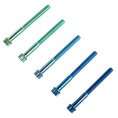 Parafusos Torx de titânio M6×60 em flange